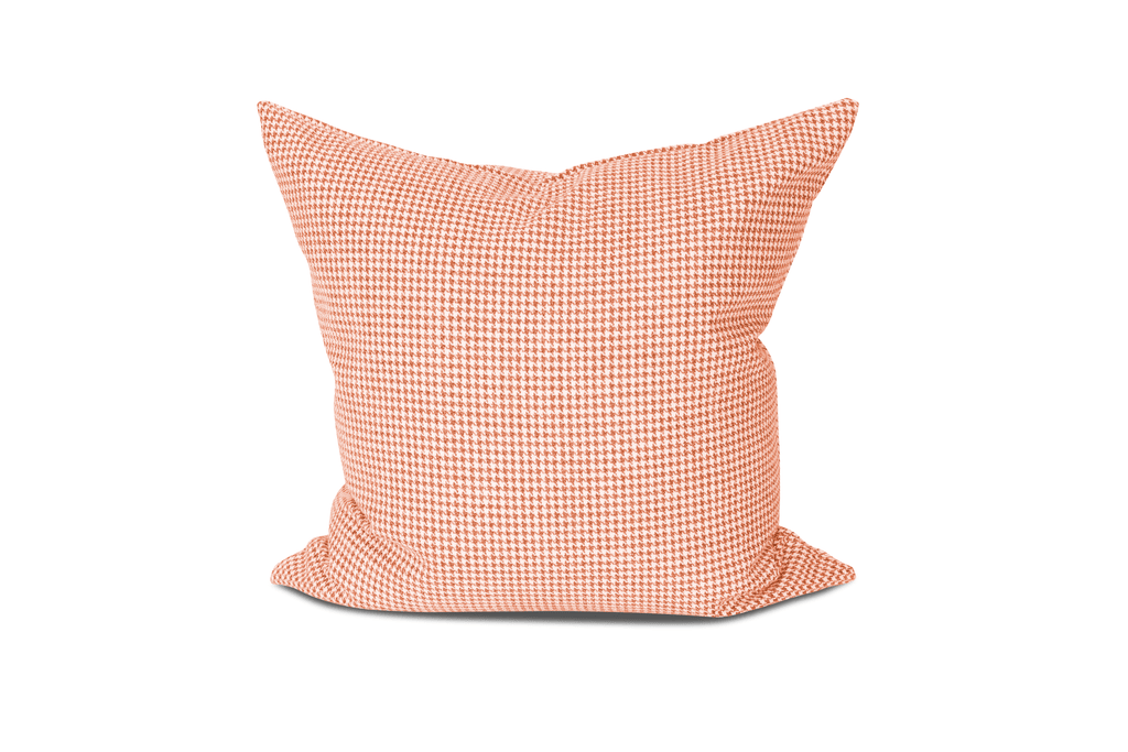 Housse de coussin à motif pied-de-poule Koi