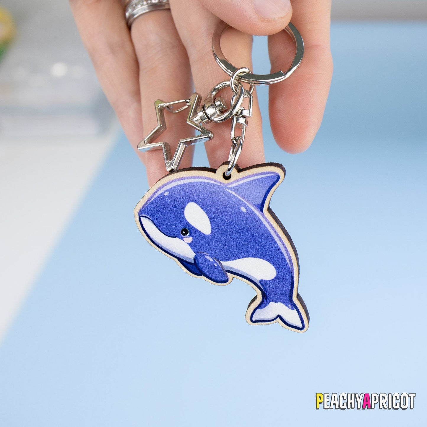 Orca Whale Keychain