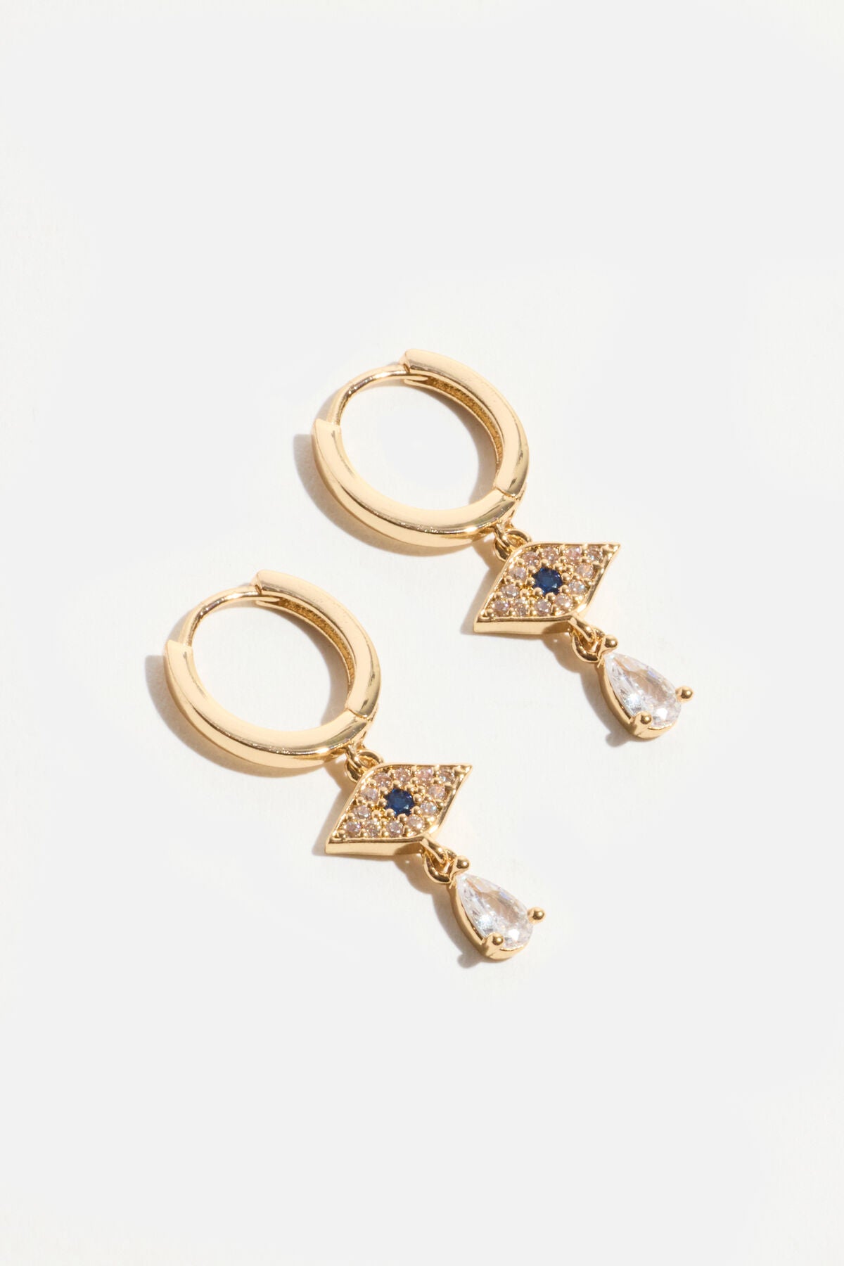 Boucles d'oreilles Huggie Mauvais Œil