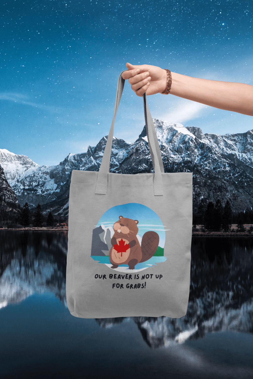 Our Beaver Is Not Up For Grabs Canvas Tote – Bold Statement