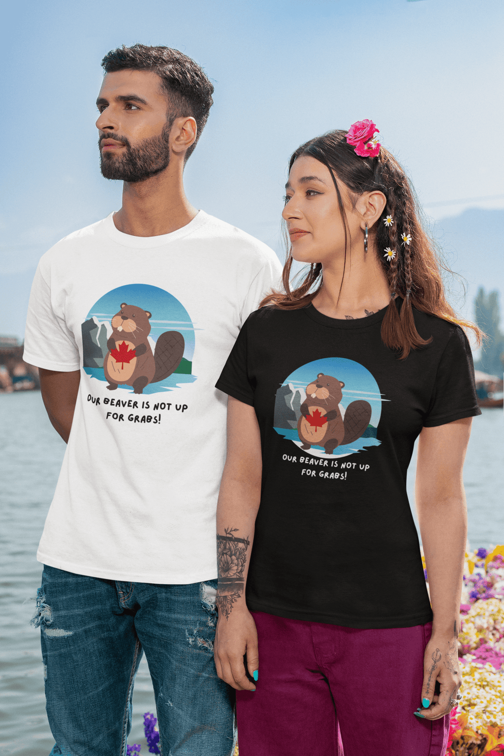 "Our Beaver is Not up for Grabs" Classic Unisex Crewneck T-shirt
