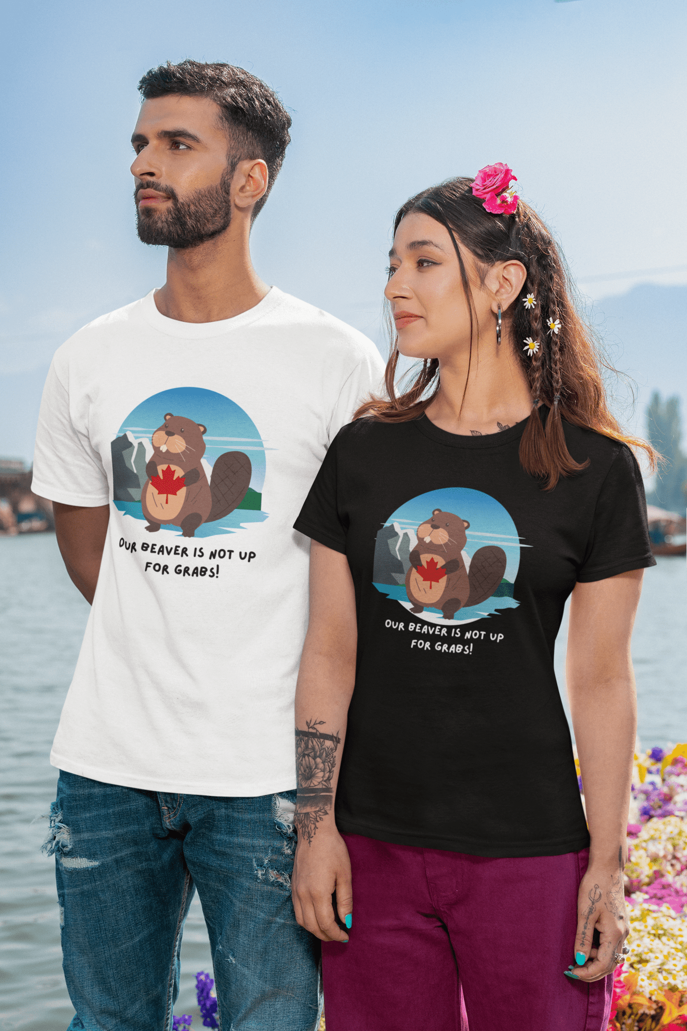 "Our Beaver is Not up for Grabs" Classic Unisex Crewneck T-shirt