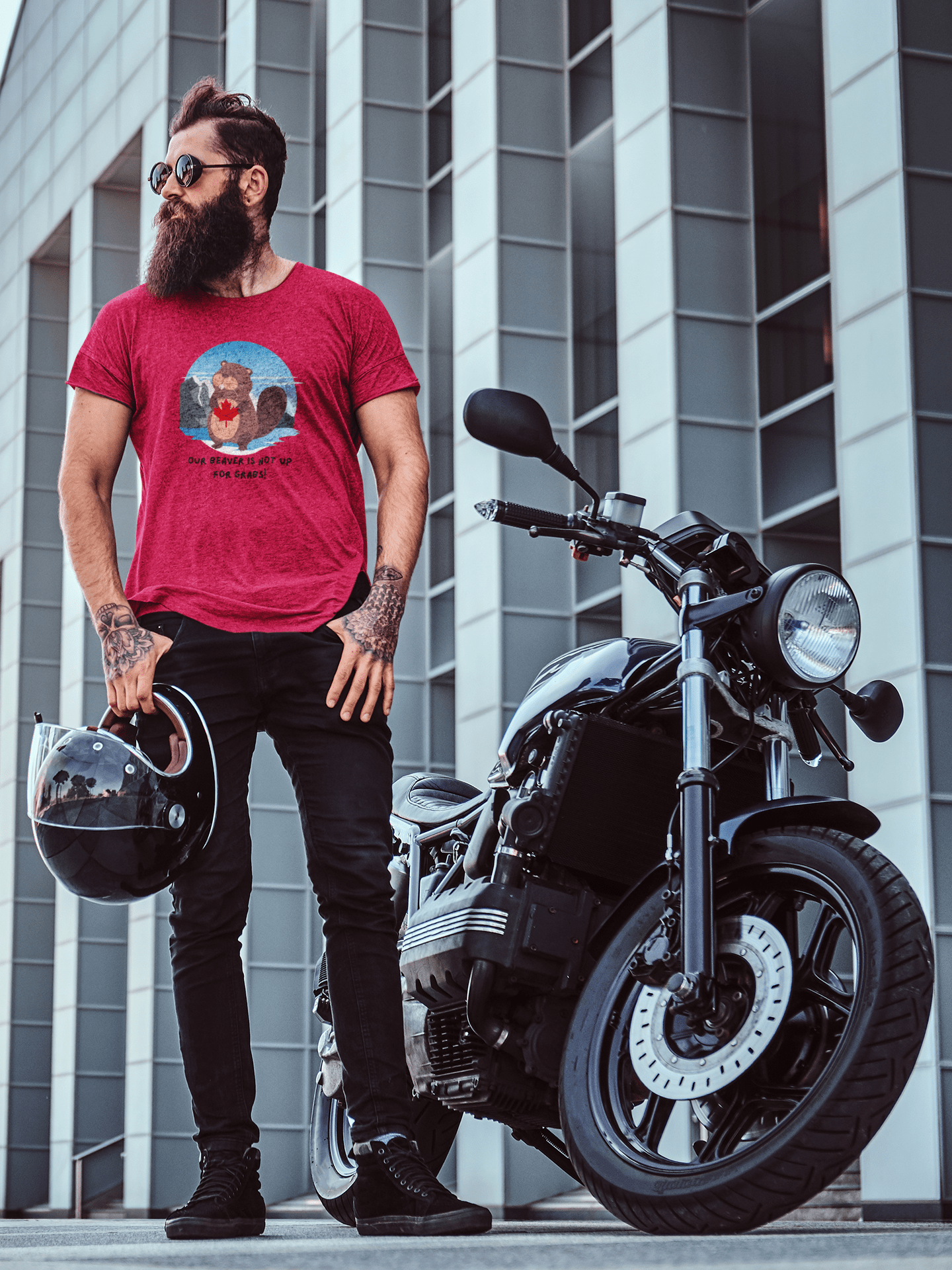 "Our Beaver is Not up for Grabs" Classic Unisex Crewneck T-shirt