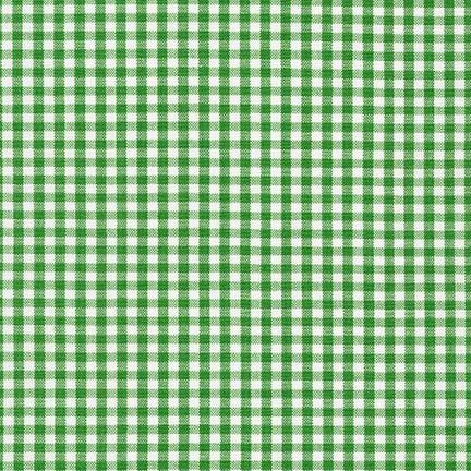 Carolina Gingham, 1/8 pouce, Kelly, 1/4 yard