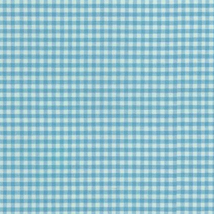 Carolina Gingham, 1/8 pouce, étang, 1/4 yard