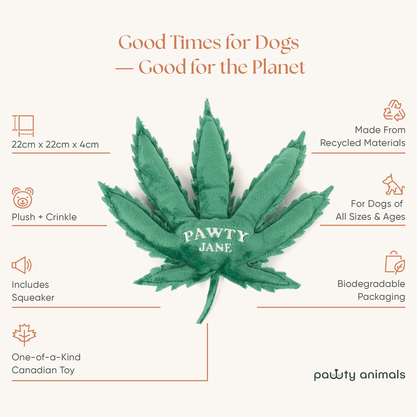 Jouet pour chien Pawty Jane