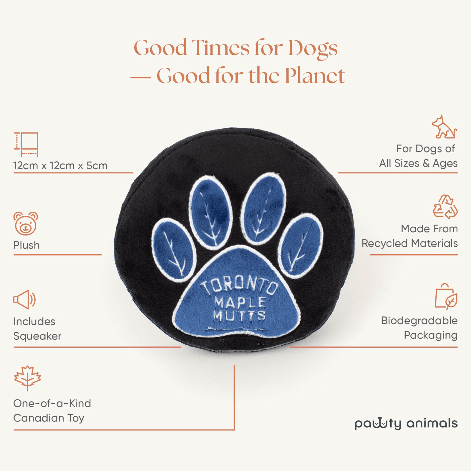 Jouet pour chien Toronto Maple Mutts 