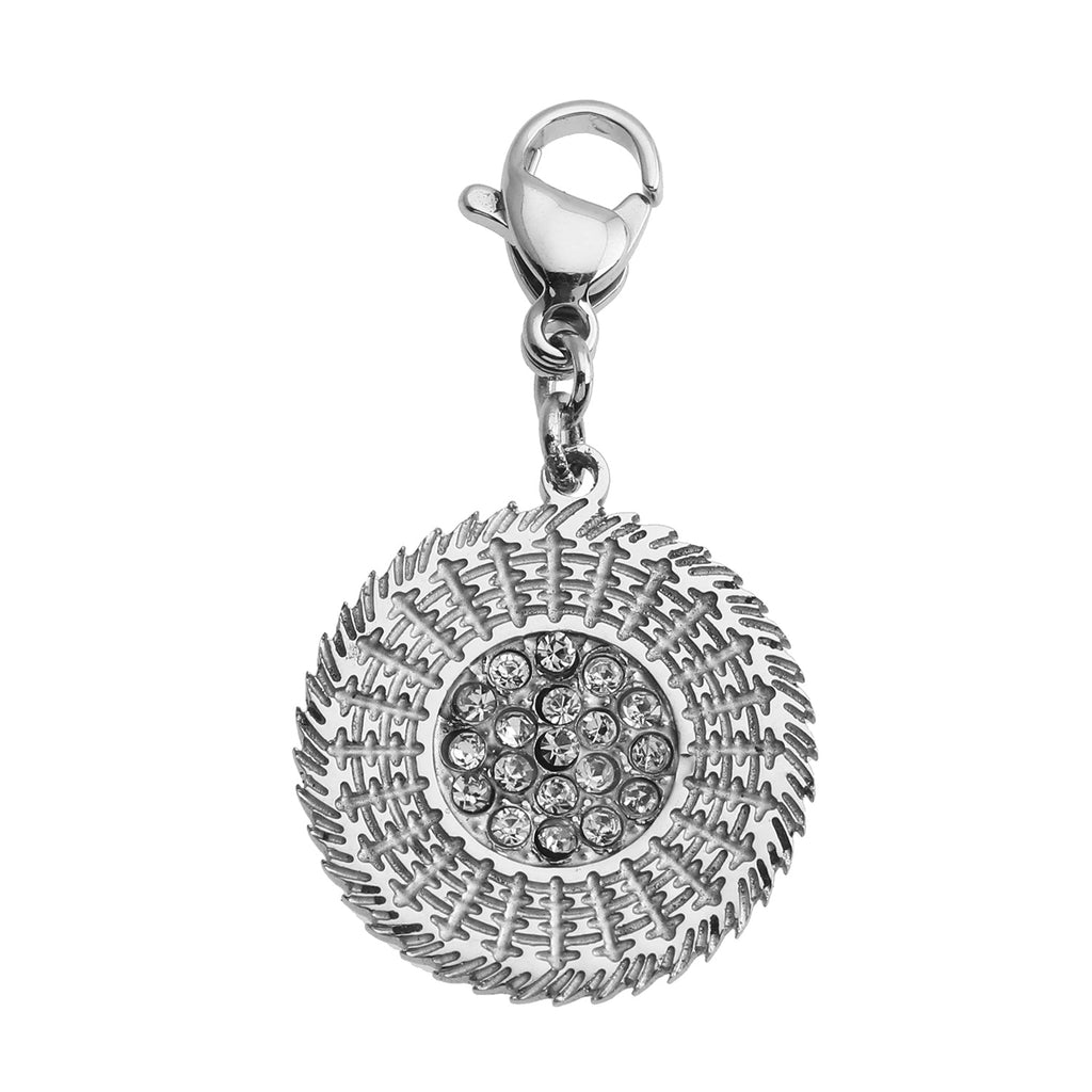 AVERY Charm Necklace Silver