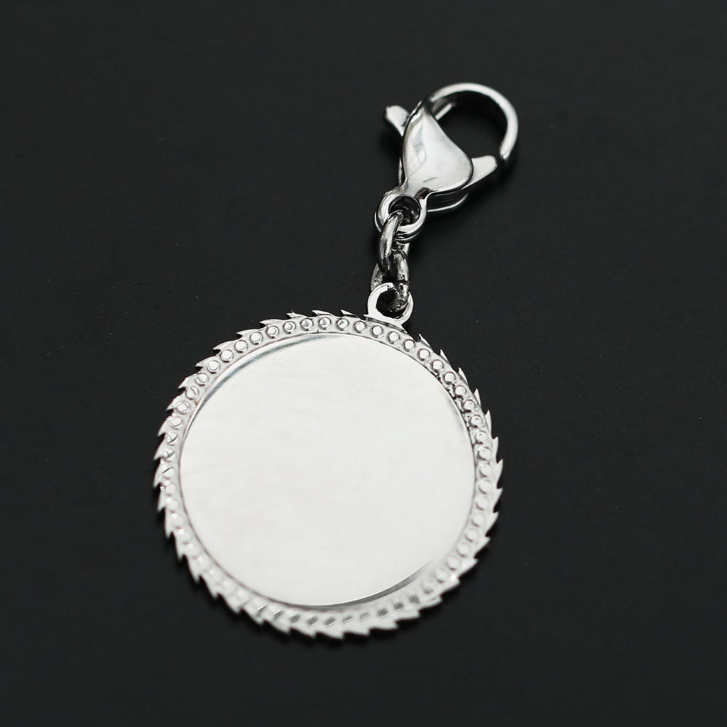 AVERY Charm Necklace Silver