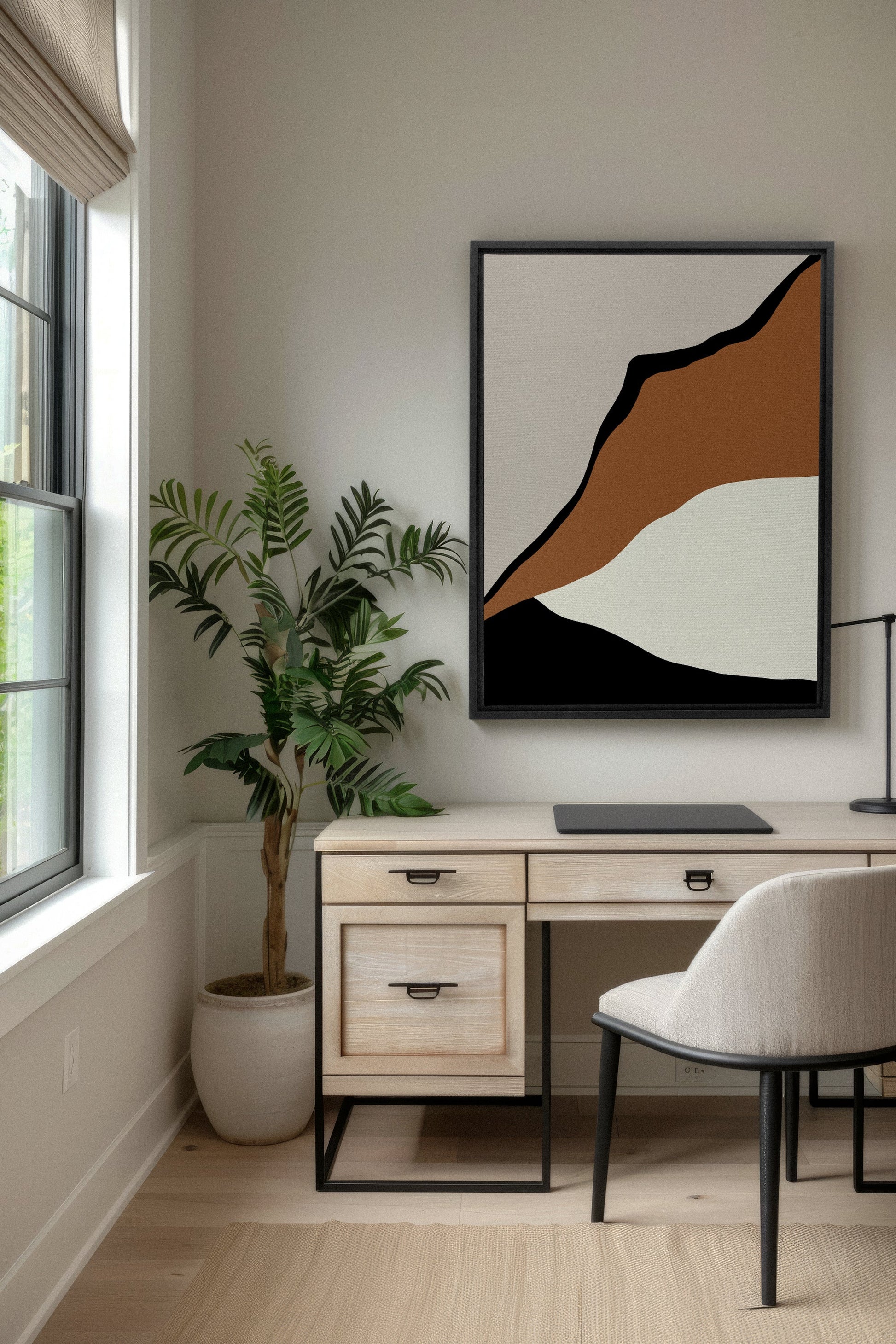 EBONY PALETTE, Stretched Canvas Artwork