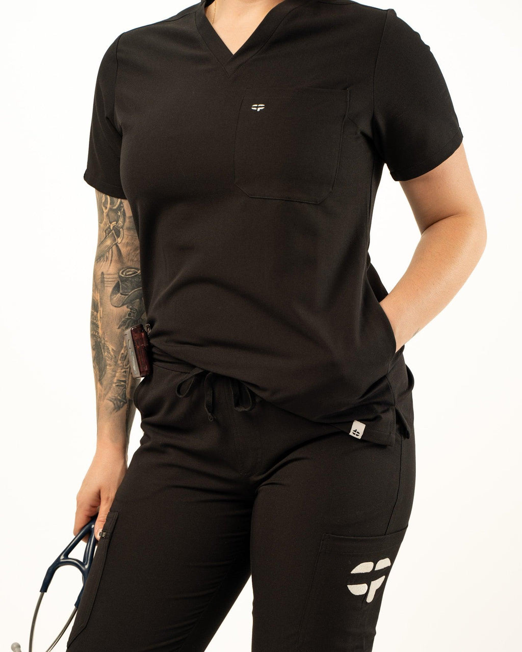 Catherina - Three Pocket Uniform Top