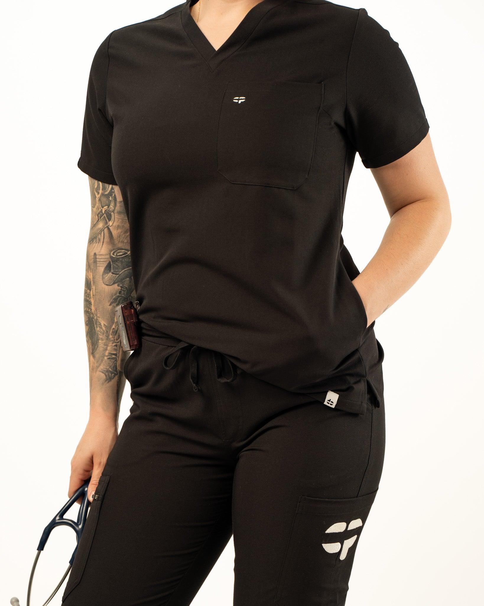 Catherina - Three Pocket Uniform Top