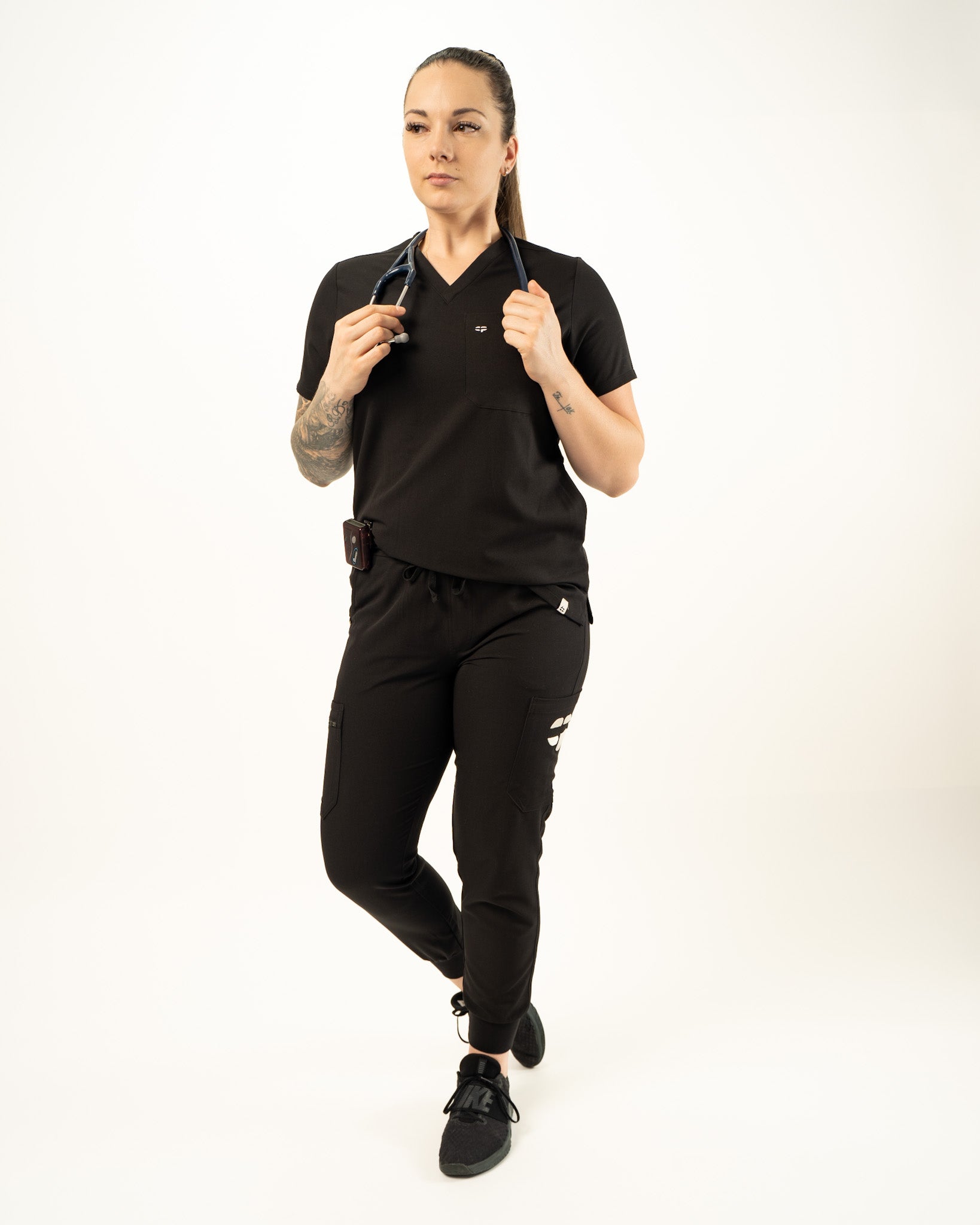 Catherina - Three Pocket Uniform Top