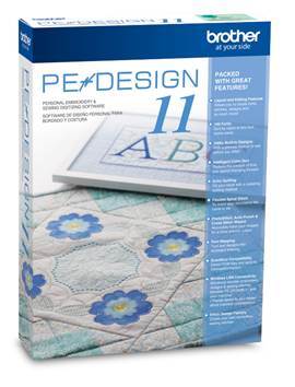 Logiciel de numérisation de broderie et de couture personnel Brother PE-DESIGN 11