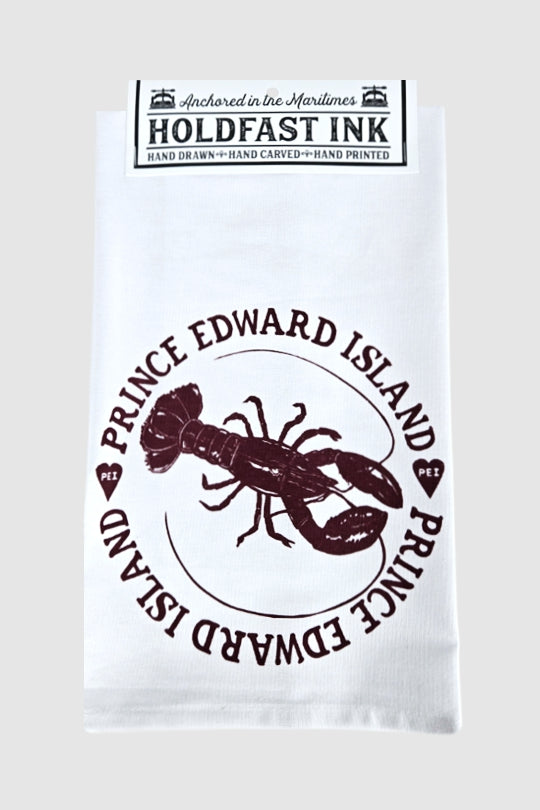 Prince Edward Island Lobster Tea Towel