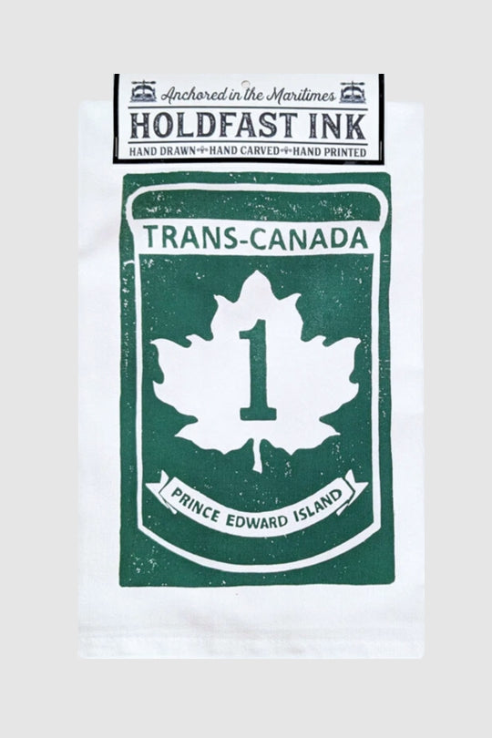 Prince Edward Island Trans-Canada Highway Tea Towel