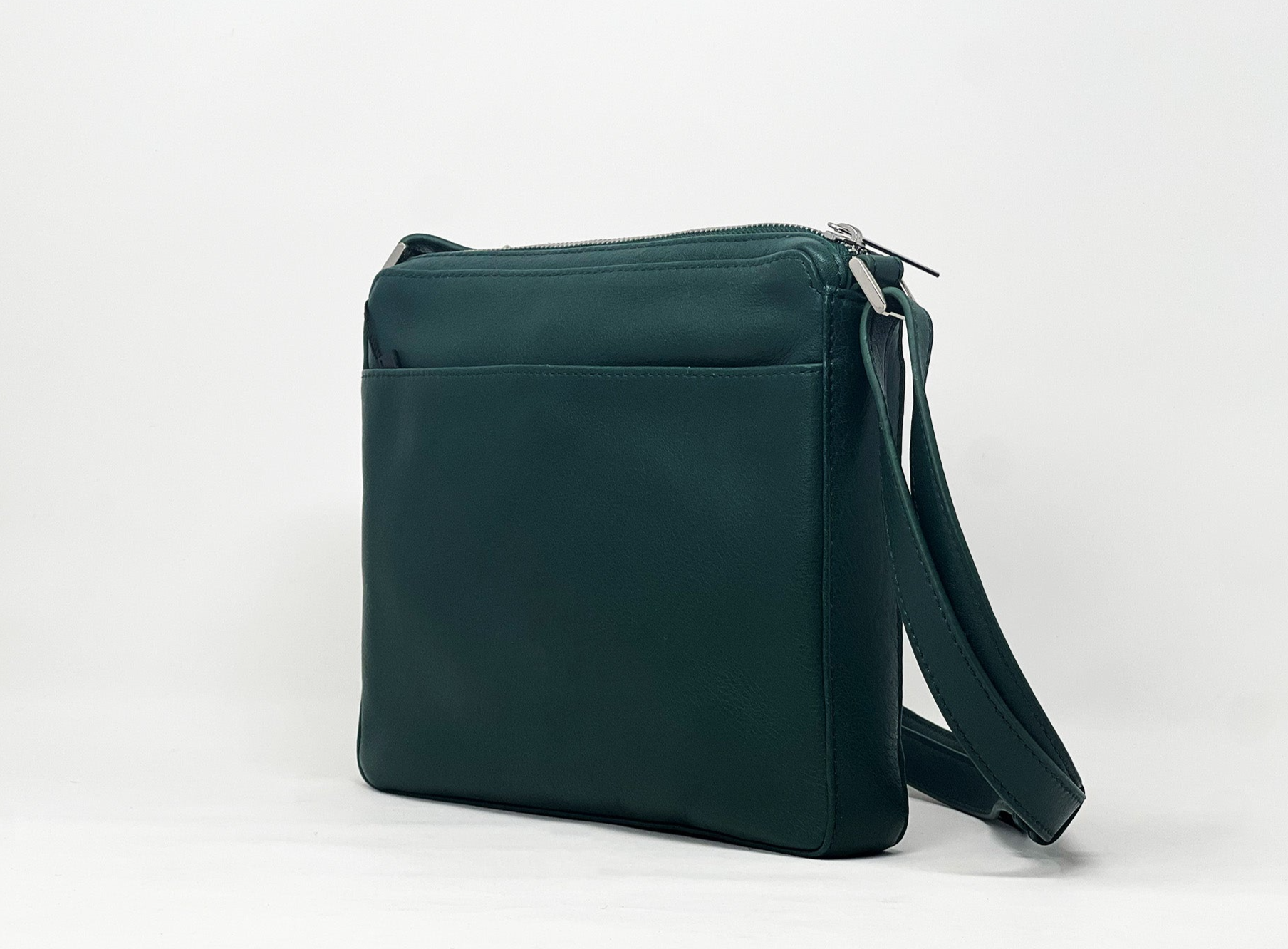 Crossbody Bag, Dark Green Pouch | Gisèle Petit