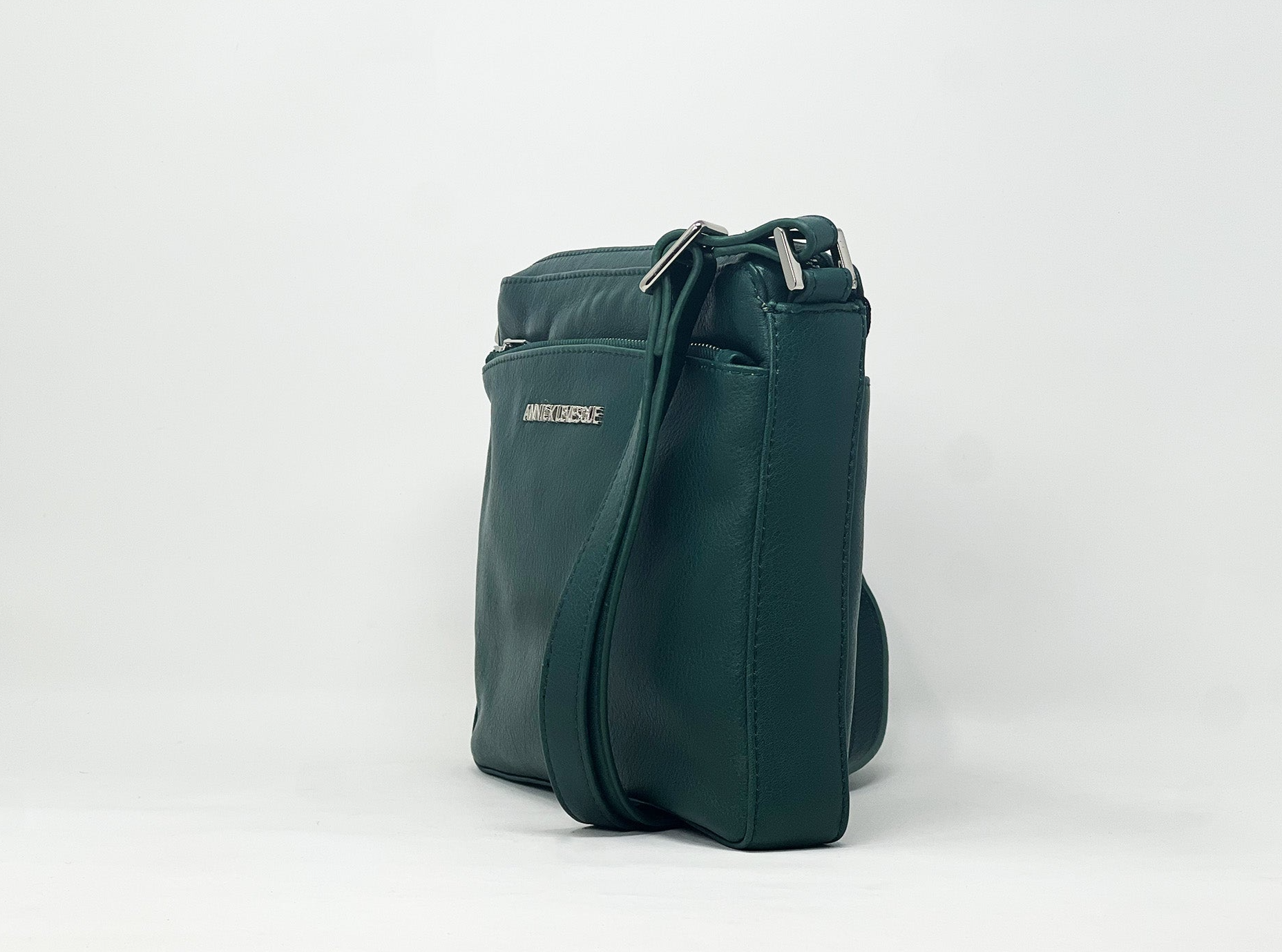 Crossbody Bag, Dark Green Pouch | Gisèle Petit