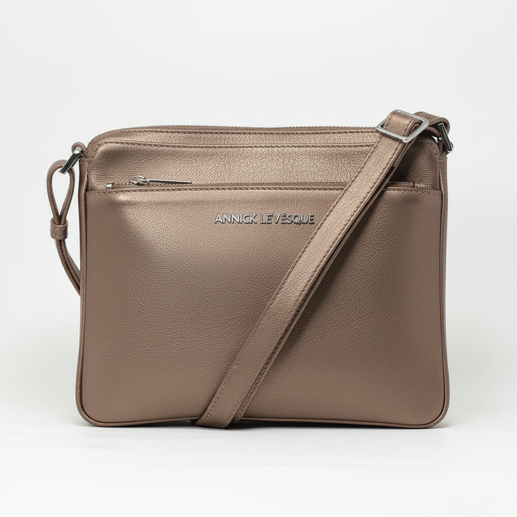 Cognac Crossbody Bag | Gisèle Petit