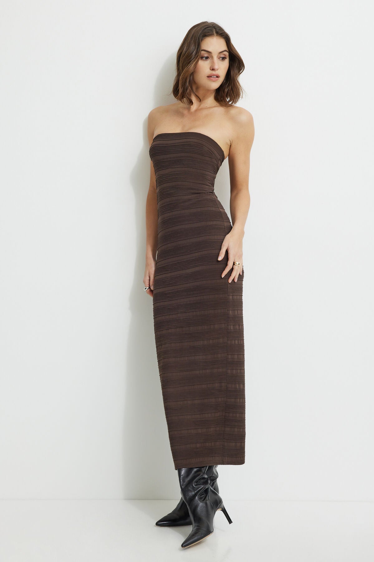Robe tube longue Elyse