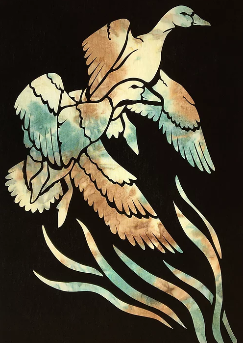 Silhouette de Puddle Jumpers découpée au laser