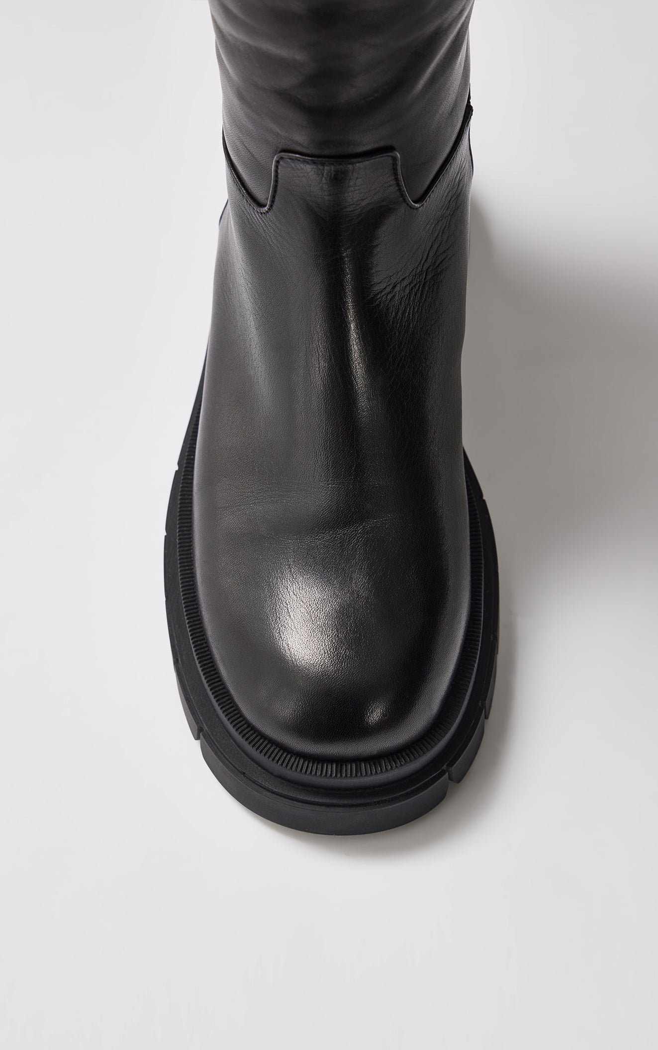 Botte en cuir COMMANDER doublée de peau de mouton (R) pour femme