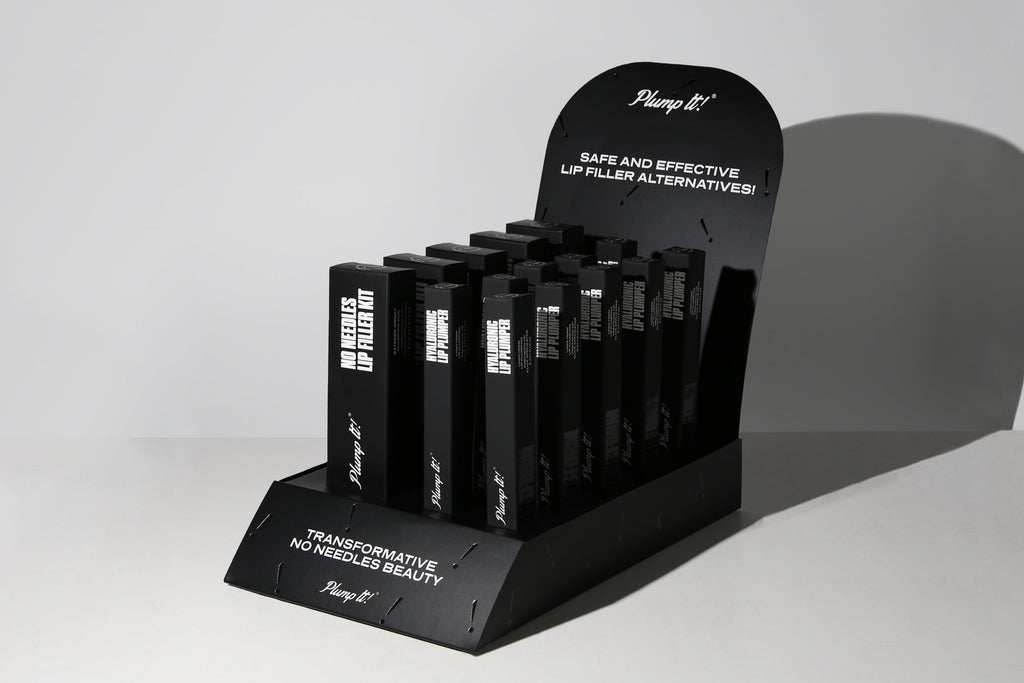 Plump It! POS Empty Counter Display