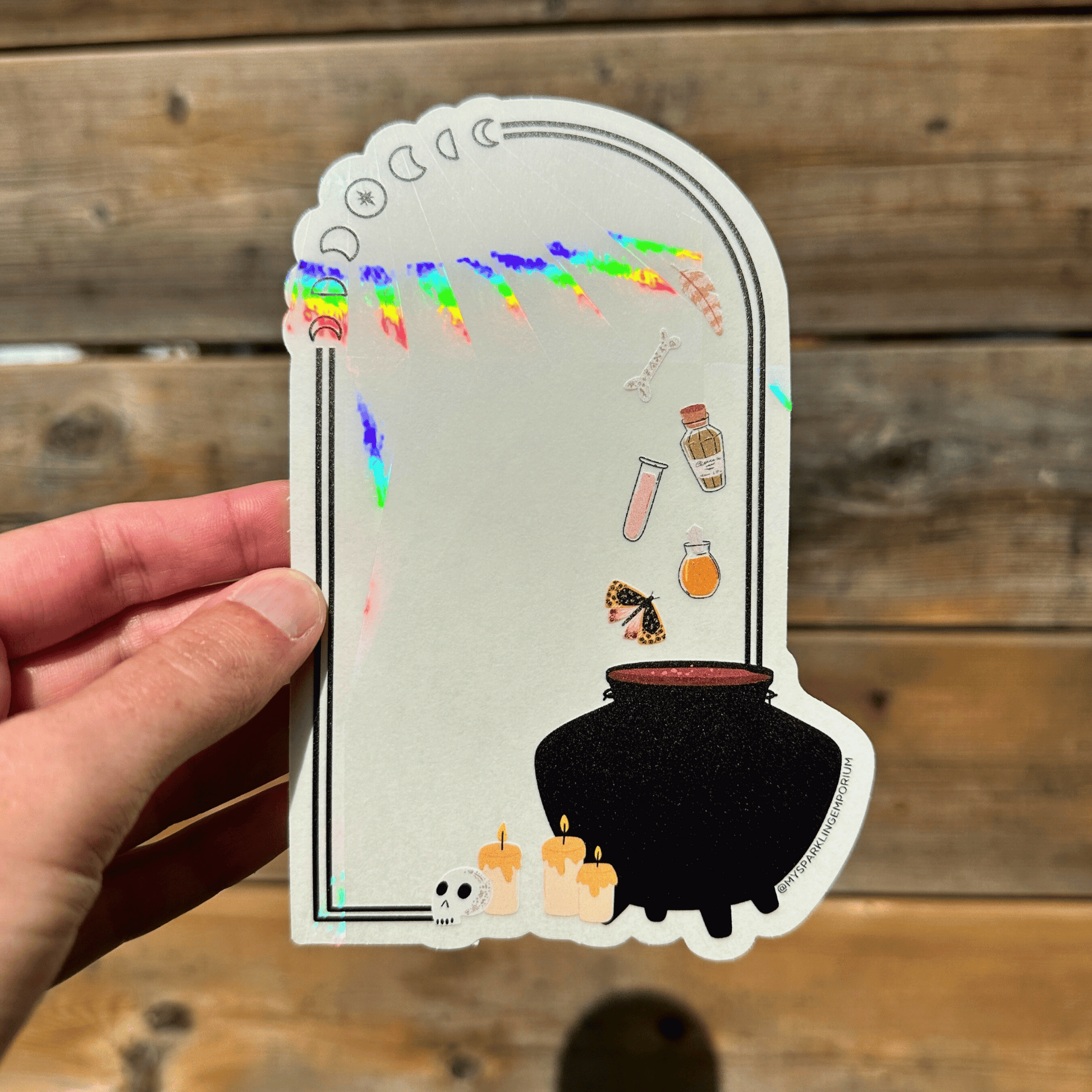Potion Recipe Suncatcher Sticker