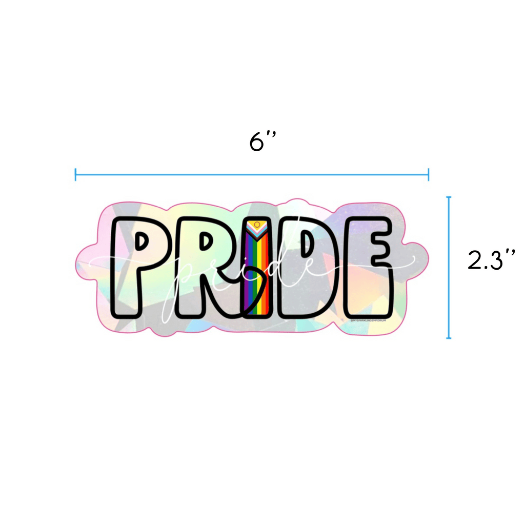 PRIDE Suncatcher Sticker