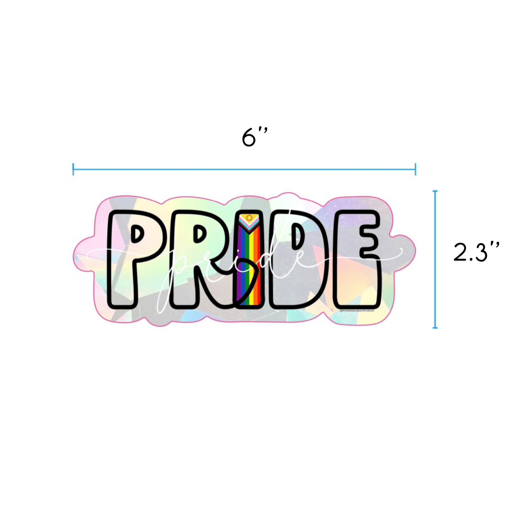 PRIDE Suncatcher Sticker