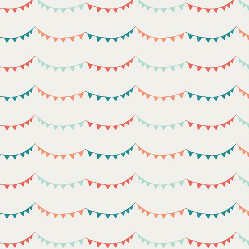 AGF Petite Circus; Cheerful Pennons, 1/4 yard