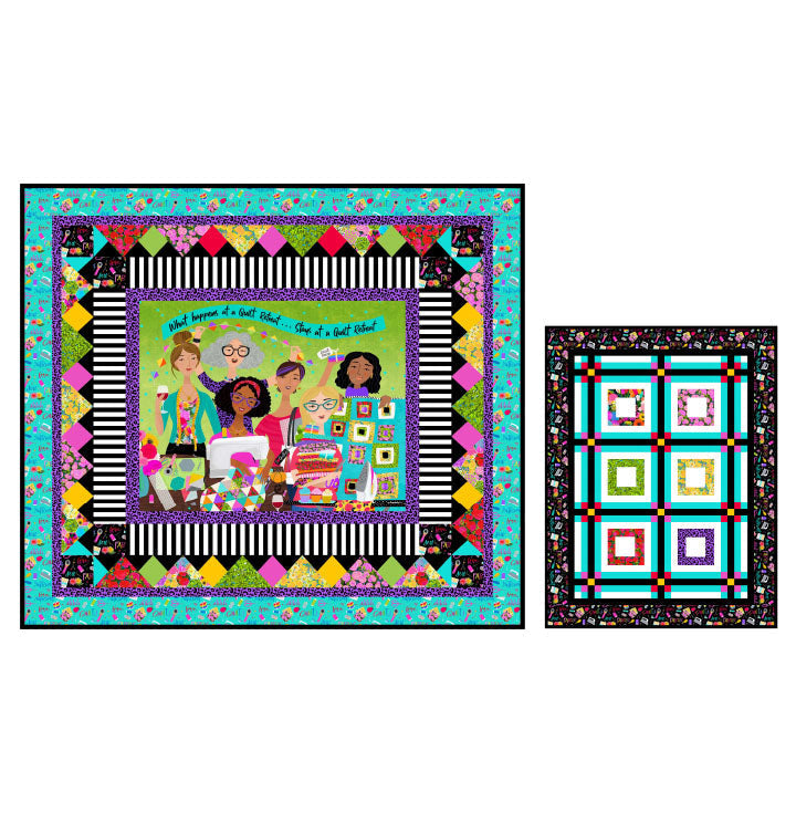 Kit de courtepointe pour le week-end entre filles Quilt Retreat