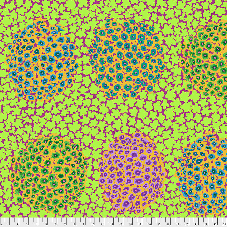 Hortensia collectif Kaffe Fassett Hot &amp; Cool - Vert