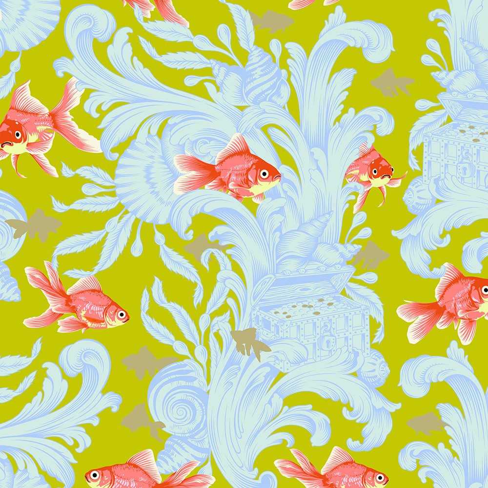 Tula Pink - Besties - Sur le fil du rasoir - Clover - PWTP214.CLOVER