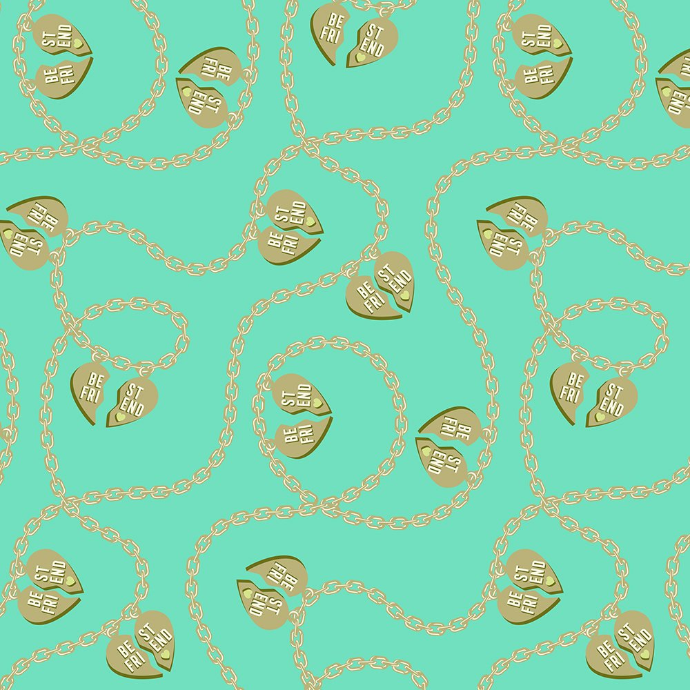 Tula Pink - Besties - Lil Charmer - Prairie - PWTP219.MEADOW