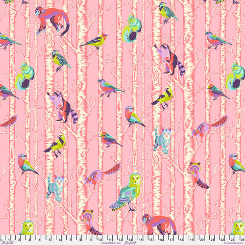 Tula Pink - Full Moon Forest II - Arbre généalogique - Miel - PWTP245.HONEY