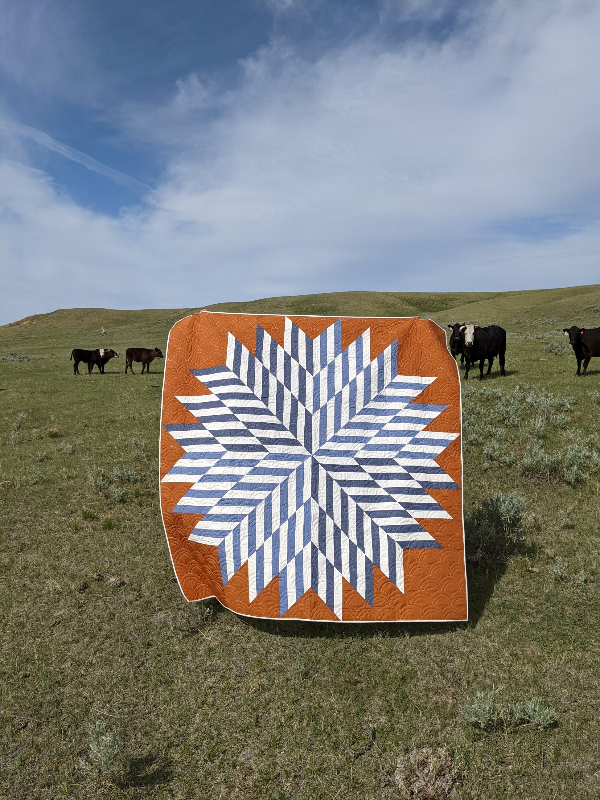 Commonwealth Star Quilt Pattern by Plains and Pine