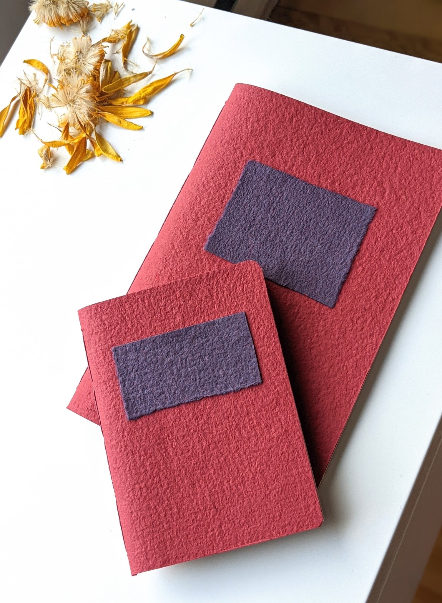 Large | The Colour Block Cotton Rag Notebook