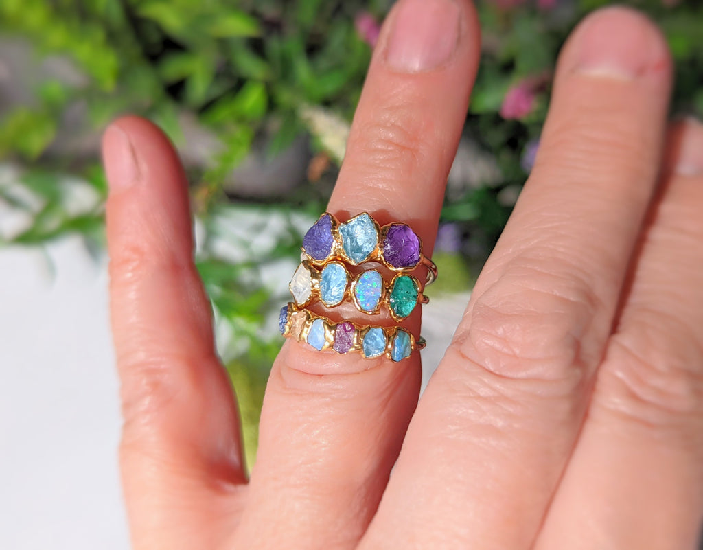 Bague de naissance familiale ~ Bague de mère personnalisée
