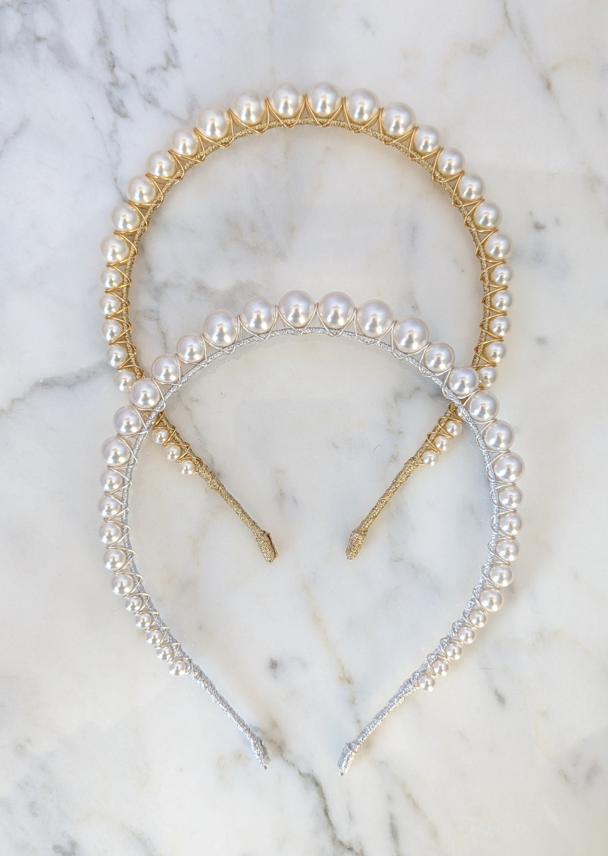 PAULA Pearl Wedding Headband