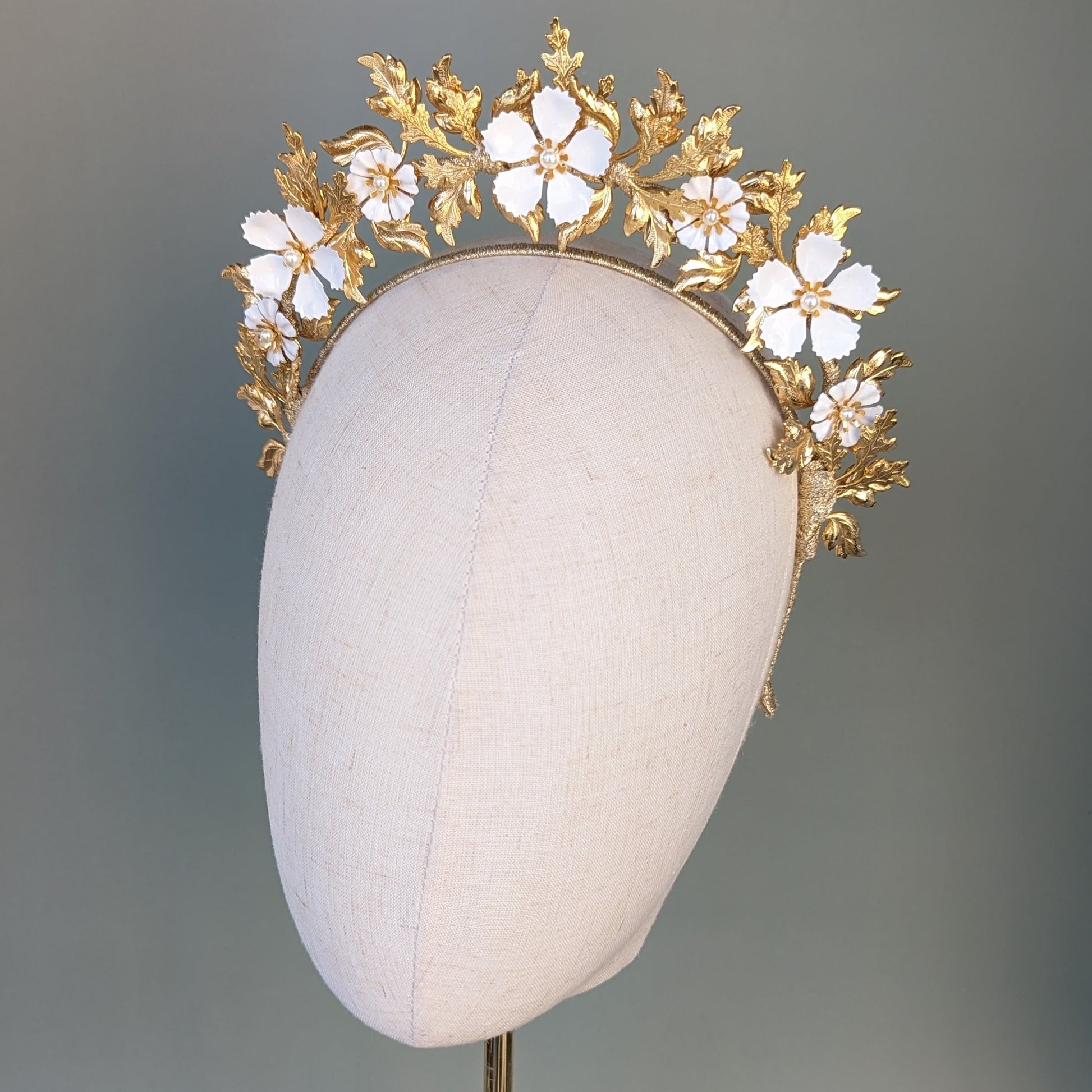 OAKLEY Oak Leaf and Enamel Flower Crown