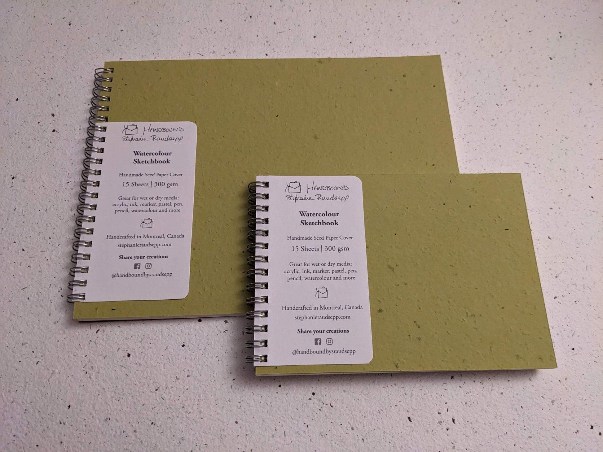 SECONDS | Large | Plantable Watercolour Sketchbooks | Final Sale