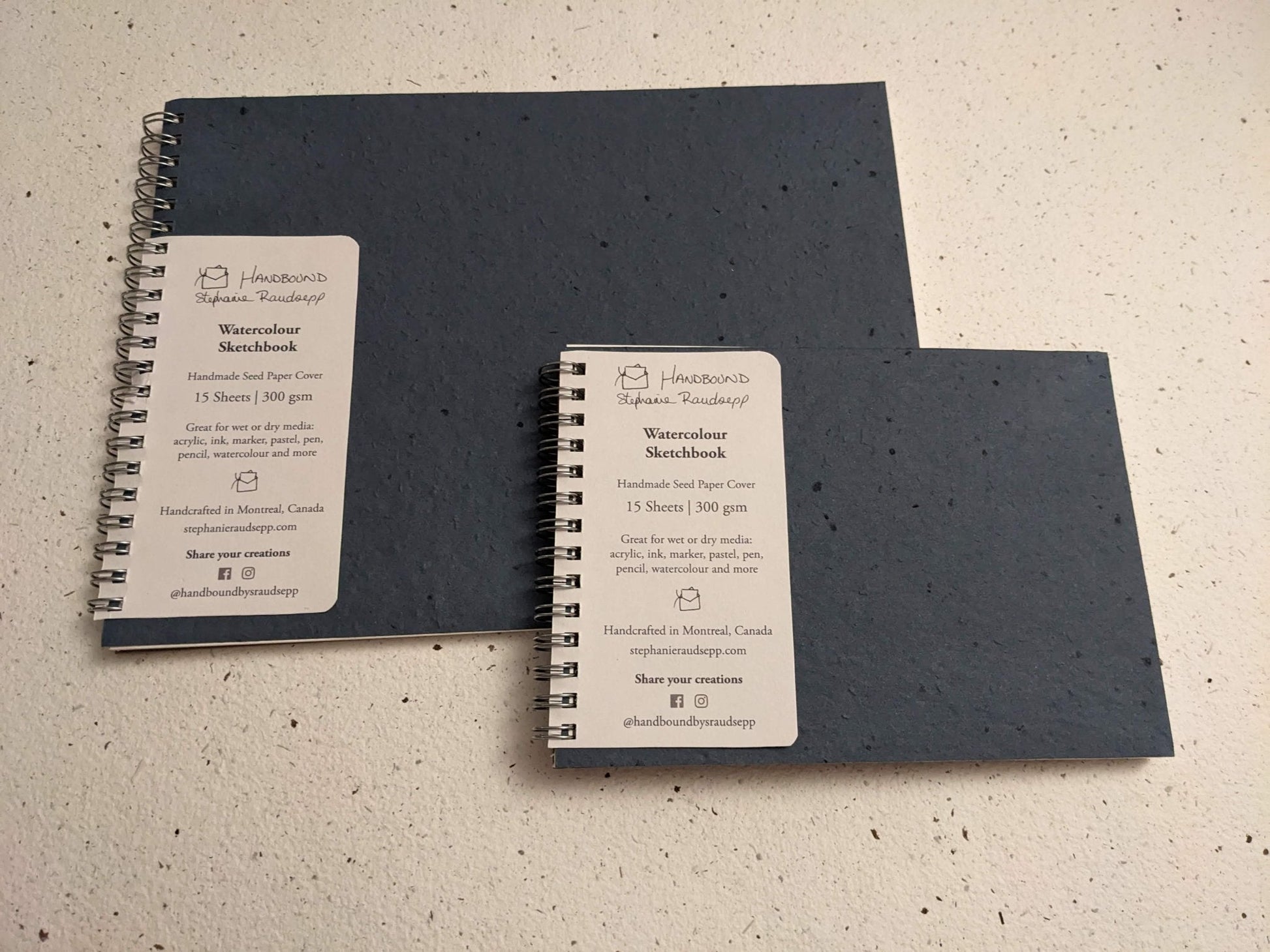 SECONDS | Large | Plantable Watercolour Sketchbooks | Final Sale