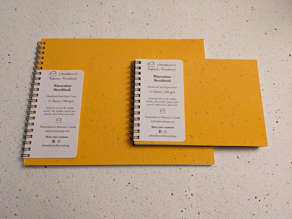 SECONDES | Grand | Carnets de croquis aquarellables à planter | Vente finale