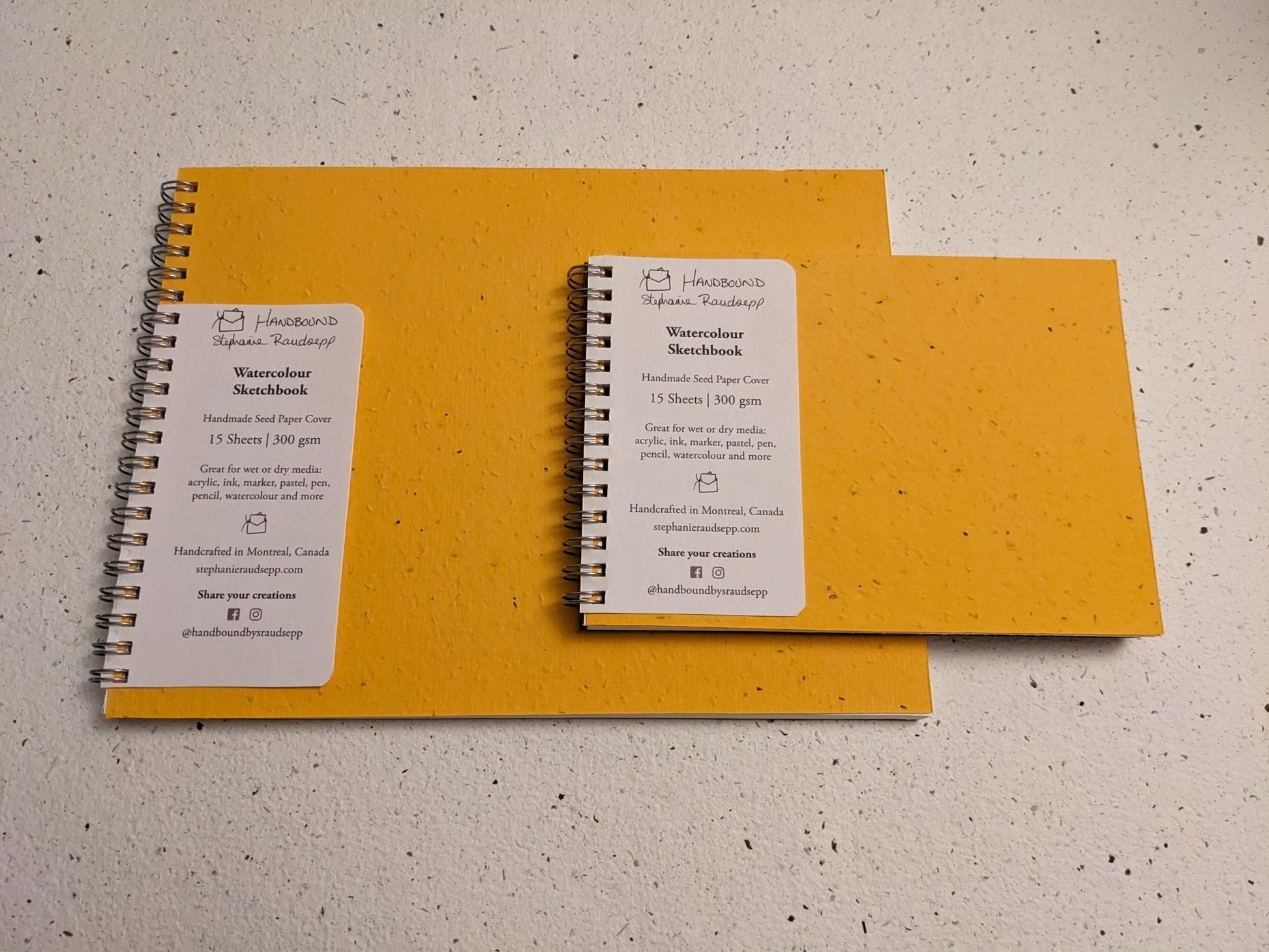 SECONDS | Large | Plantable Watercolour Sketchbooks | Final Sale