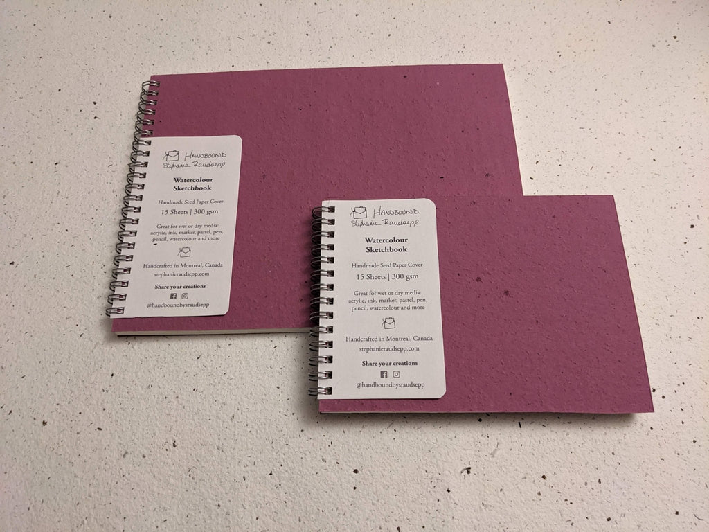 SECONDS | Large | Plantable Watercolour Sketchbooks | Final Sale