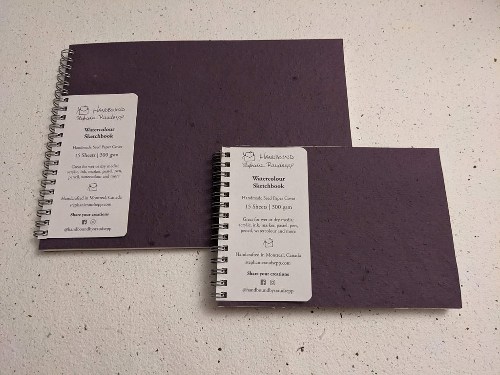 SECONDES | Grand | Carnets de croquis aquarellables à planter | Vente finale