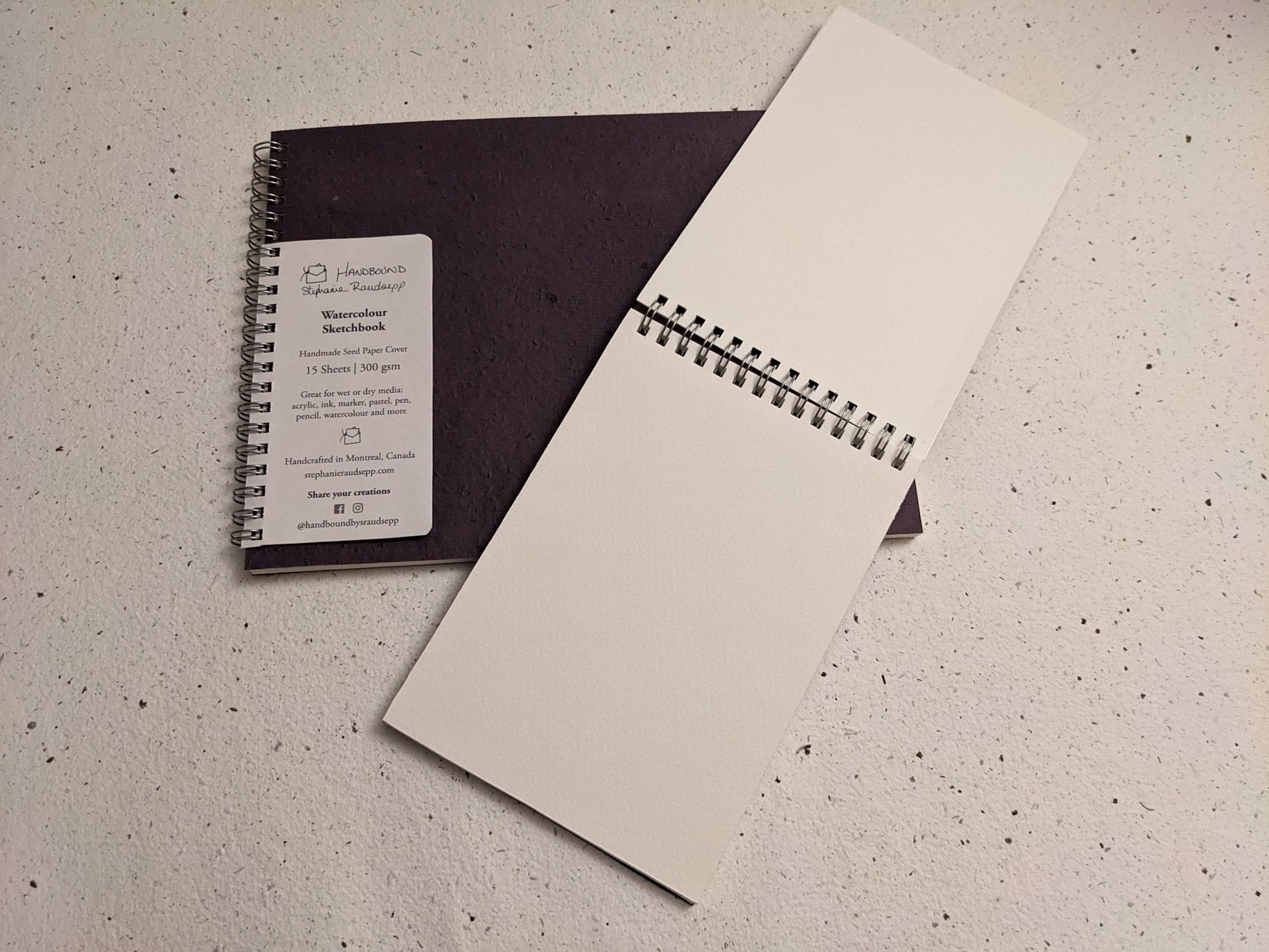 SECONDS | Large | Plantable Watercolour Sketchbooks | Final Sale