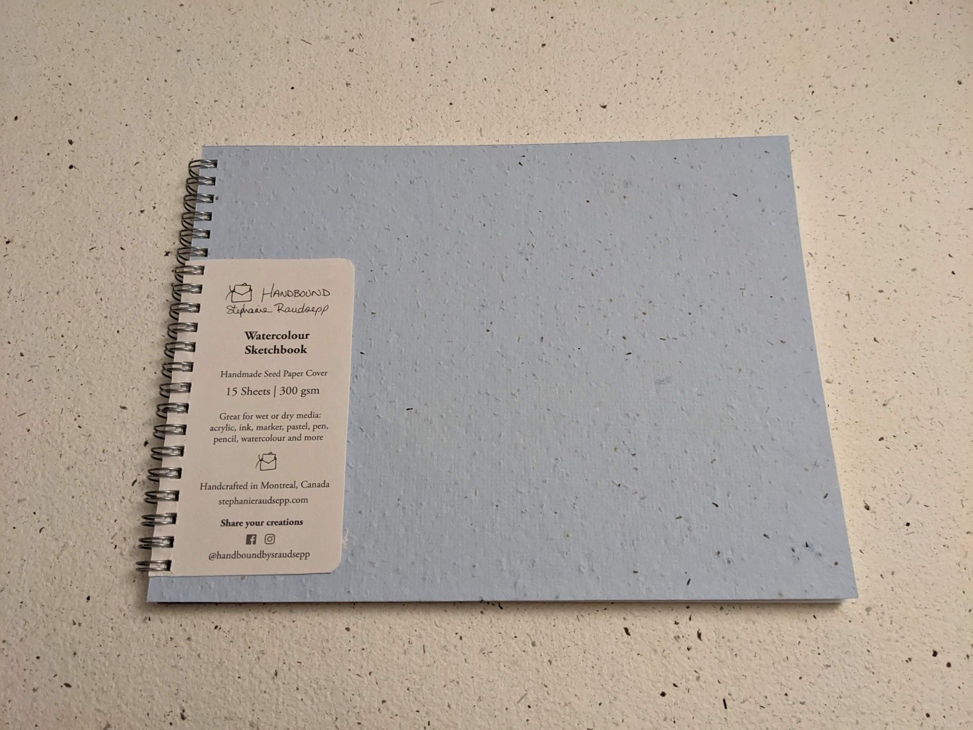 SECONDS | Large | Plantable Watercolour Sketchbooks | Final Sale