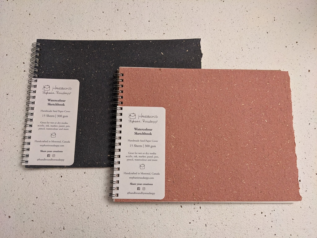 Grand | Édition limitée | Carnets d'aquarelle Sizal